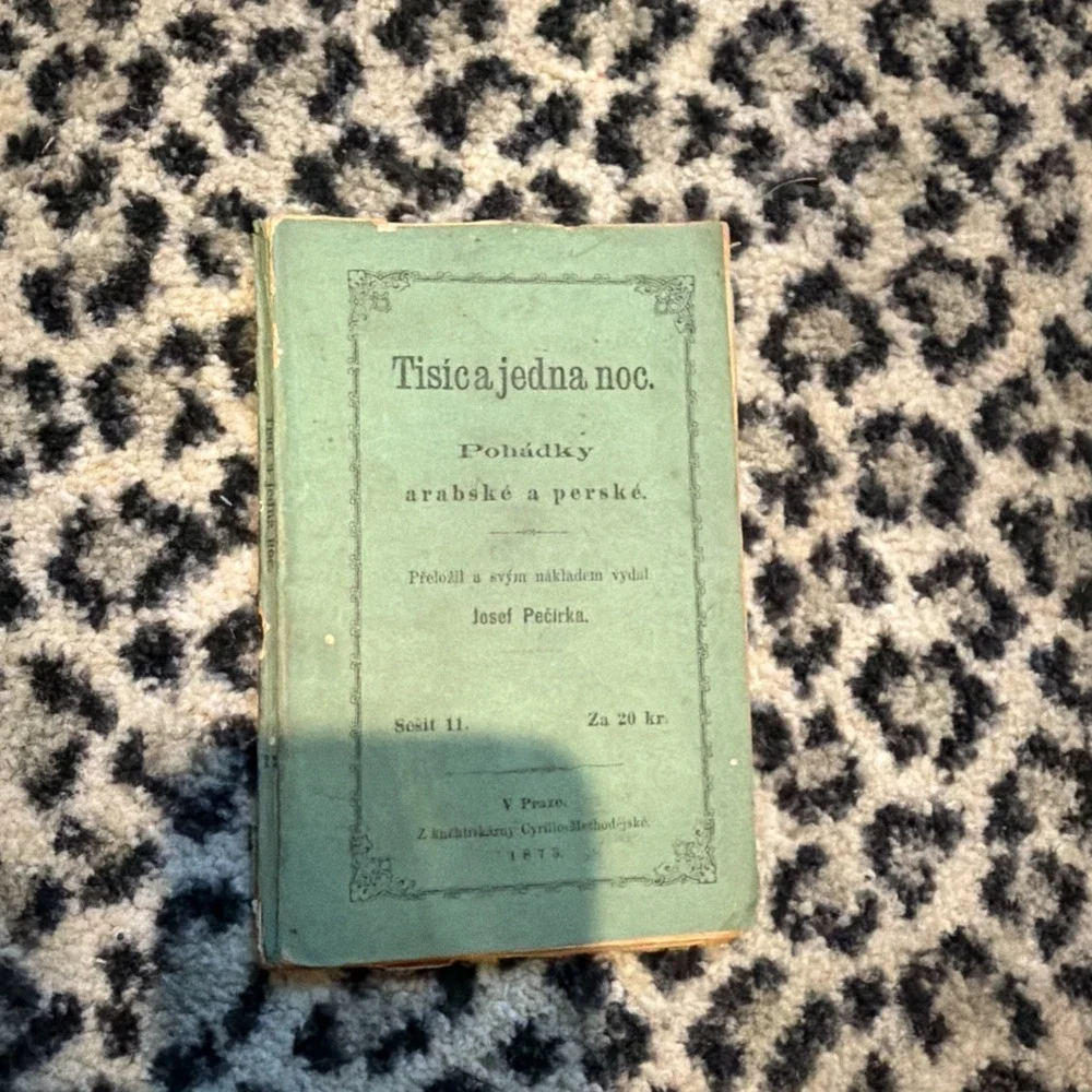 Lot 9‎ Antique Czech Arabian Nights Books 1859-1873 Josef Pecirka Prague Parts